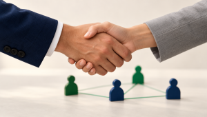 A handshake of trust